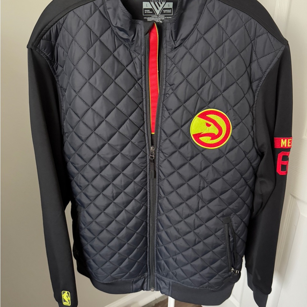 Mitchell & Ness Black Quilted Jacket